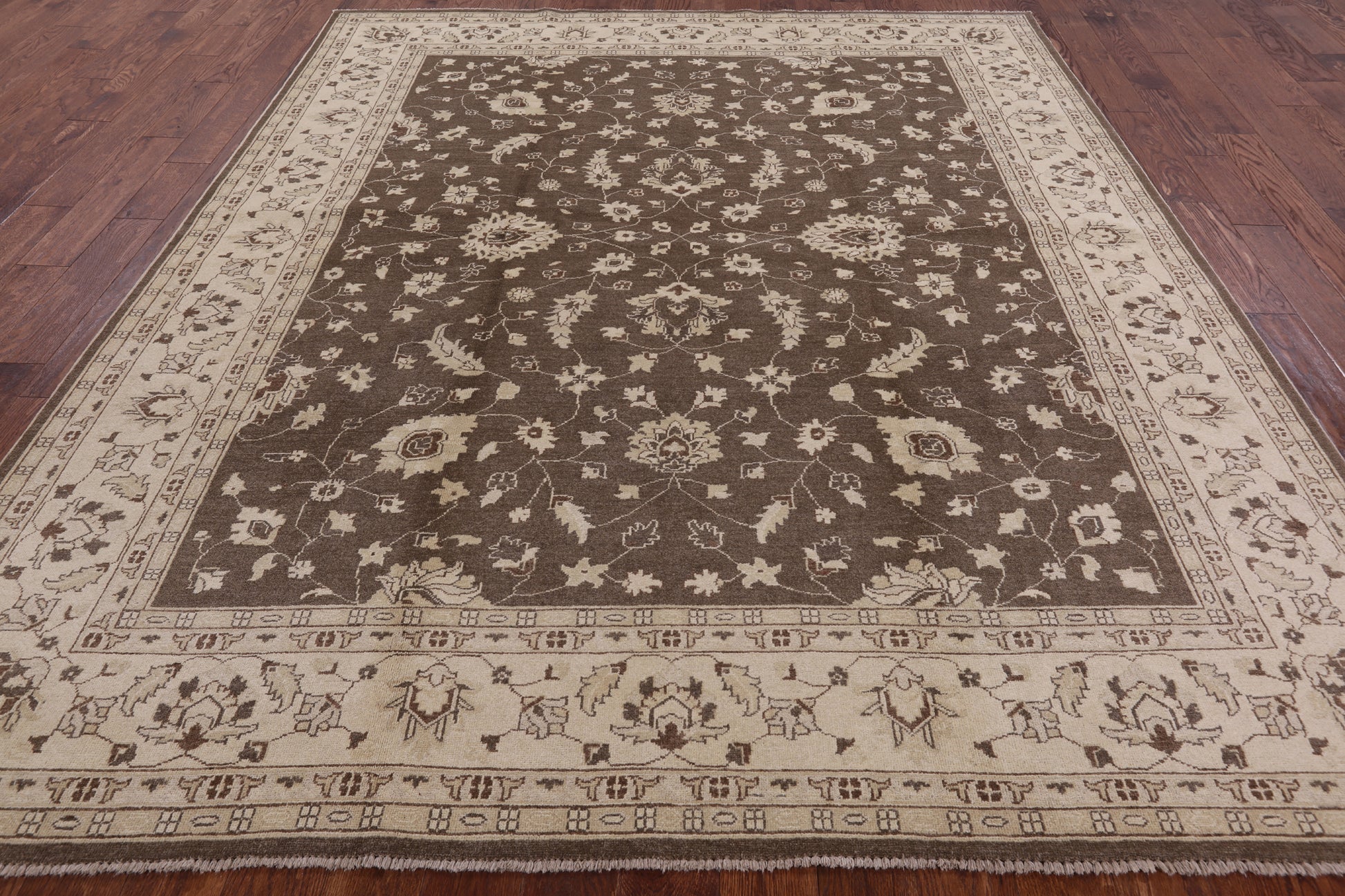 Peshawar Handmade Area Rug - 8' 4" X 9' 9" - Golden Nile