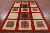 Persian Gabbeh Hand Knotted Wool Area Rug - 5' 9" X 8' 6" - Golden Nile