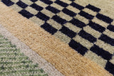 Gabbeh Wool Area Rug - 8' 3" X 10' 1" - Golden Nile