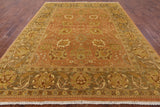 Chobi Peshawar Wool Area Rug - 8' X 10' 3" - Golden Nile