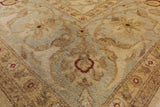 Chobi Peshawar Handmade Wool Area Rug - 6' 1" X 9' 4" - Golden Nile