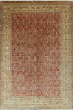 Peshawar Hand Knotted Wool Area Rug 6 X 9 - Golden Nile