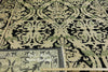 8 X 10 Traditional Black Hand Knotted Peshawar Area Rug - Golden Nile