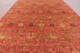 9 X 11 Oriental Peshawar Handmade Area Rug - Golden Nile