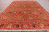 9 X 11 Oriental Peshawar Handmade Area Rug - Golden Nile