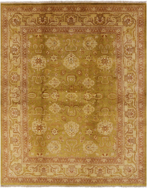 Peshawar Hand Knotted Area Rug - 8' 1" X 10' 1" - Golden Nile