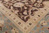 Brown Peshawar Handmade Area Rug - 8' 1" X 10' 4" - Golden Nile