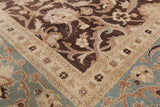 Brown Peshawar Handmade Area Rug - 8' 1" X 10' 4" - Golden Nile