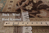 Brown Peshawar Handmade Area Rug - 8' 1" X 10' 4" - Golden Nile