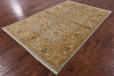 Peshawar Hand Knotted Area Rug - 6' 1" X 9' 1" - Golden Nile