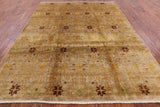 Peshawar Handmade Wool Area Rug - 8' 2" X 10' 5" - Golden Nile