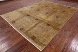 Peshawar Handmade Wool Area Rug - 8' 2" X 10' 5" - Golden Nile