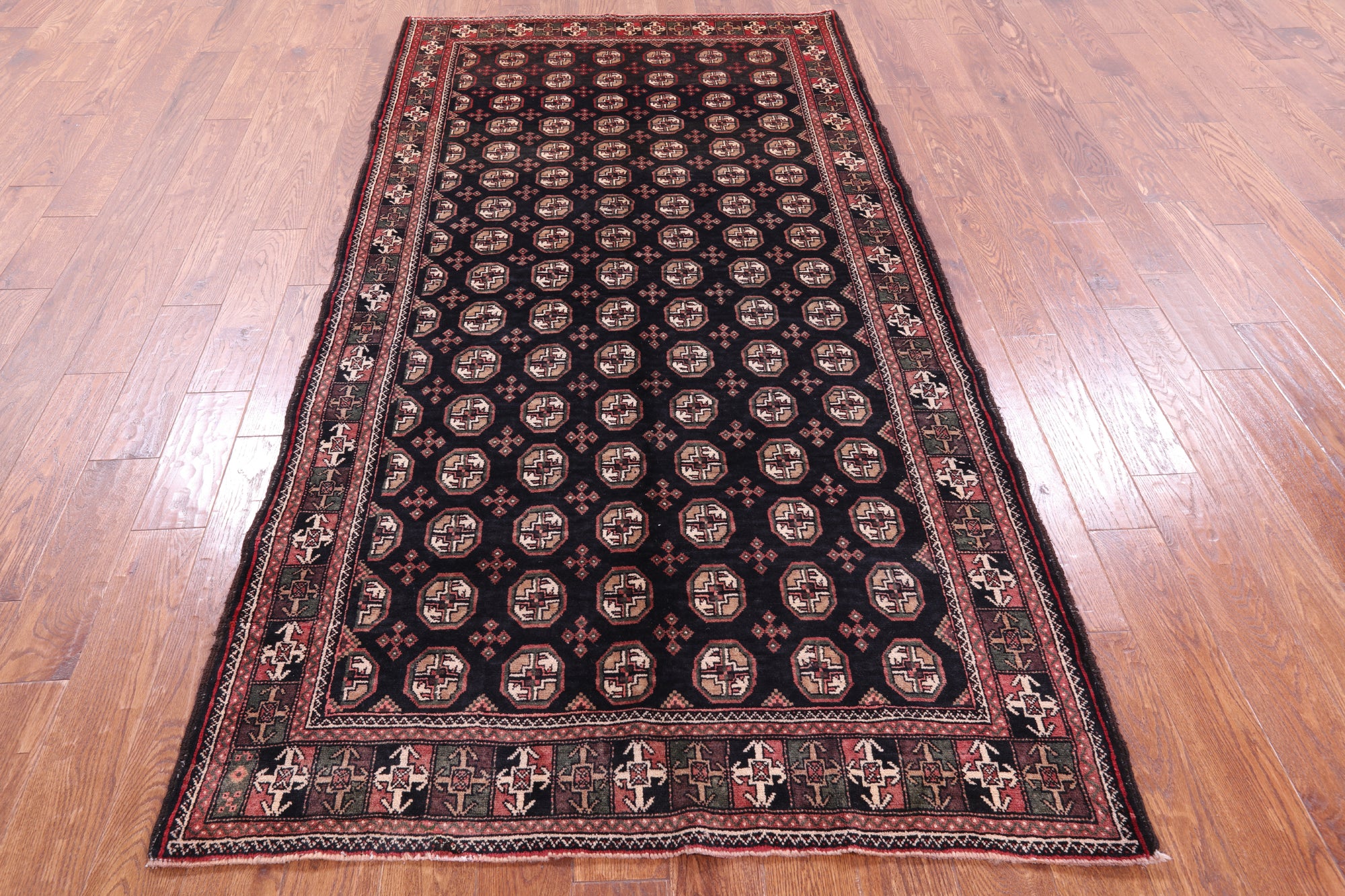 Persian Handmade Wool On Wool Area Rug - 4' 6" X 8' 10" - Golden Nile