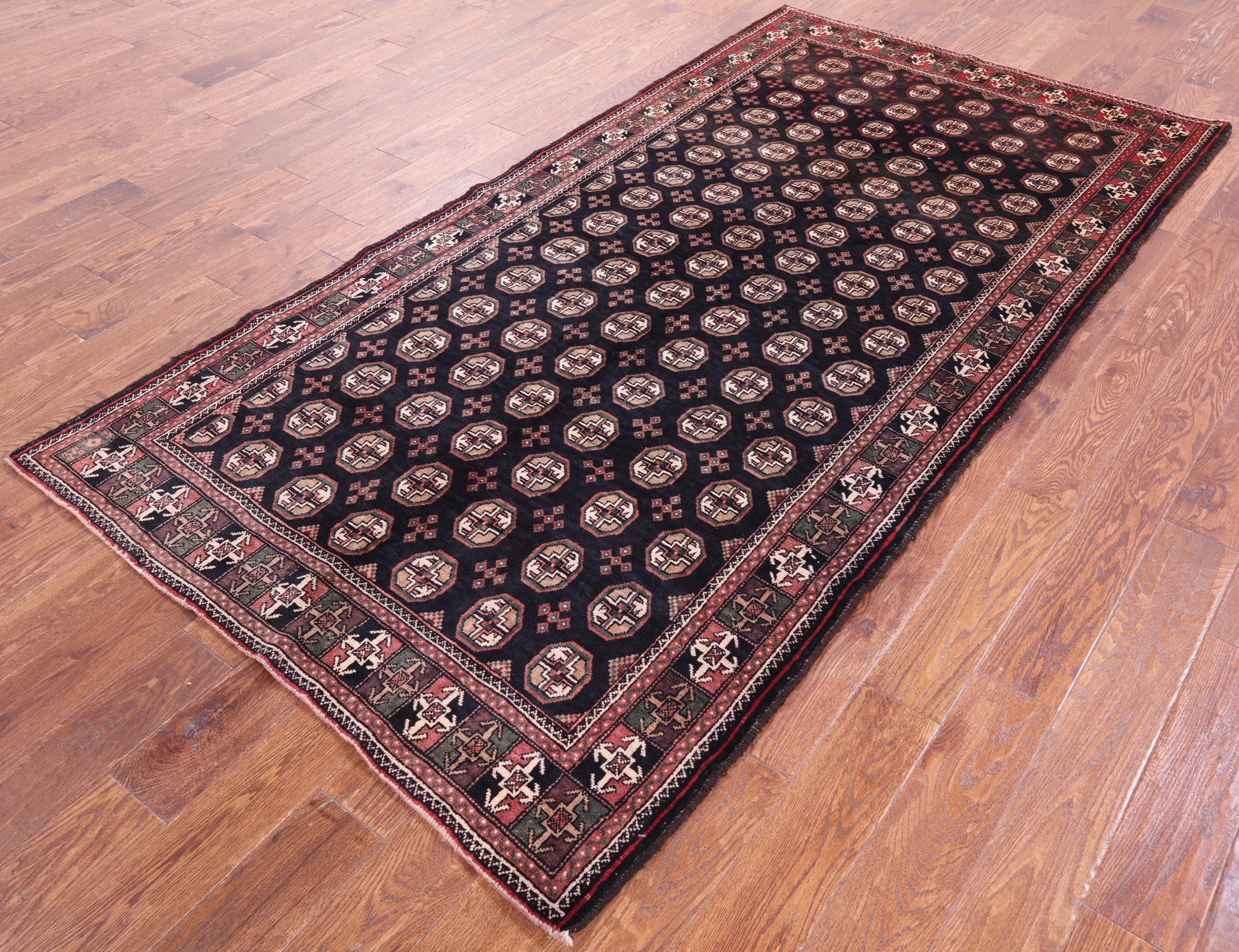 Persian Handmade Wool On Wool Area Rug - 4' 6" X 8' 10" - Golden Nile