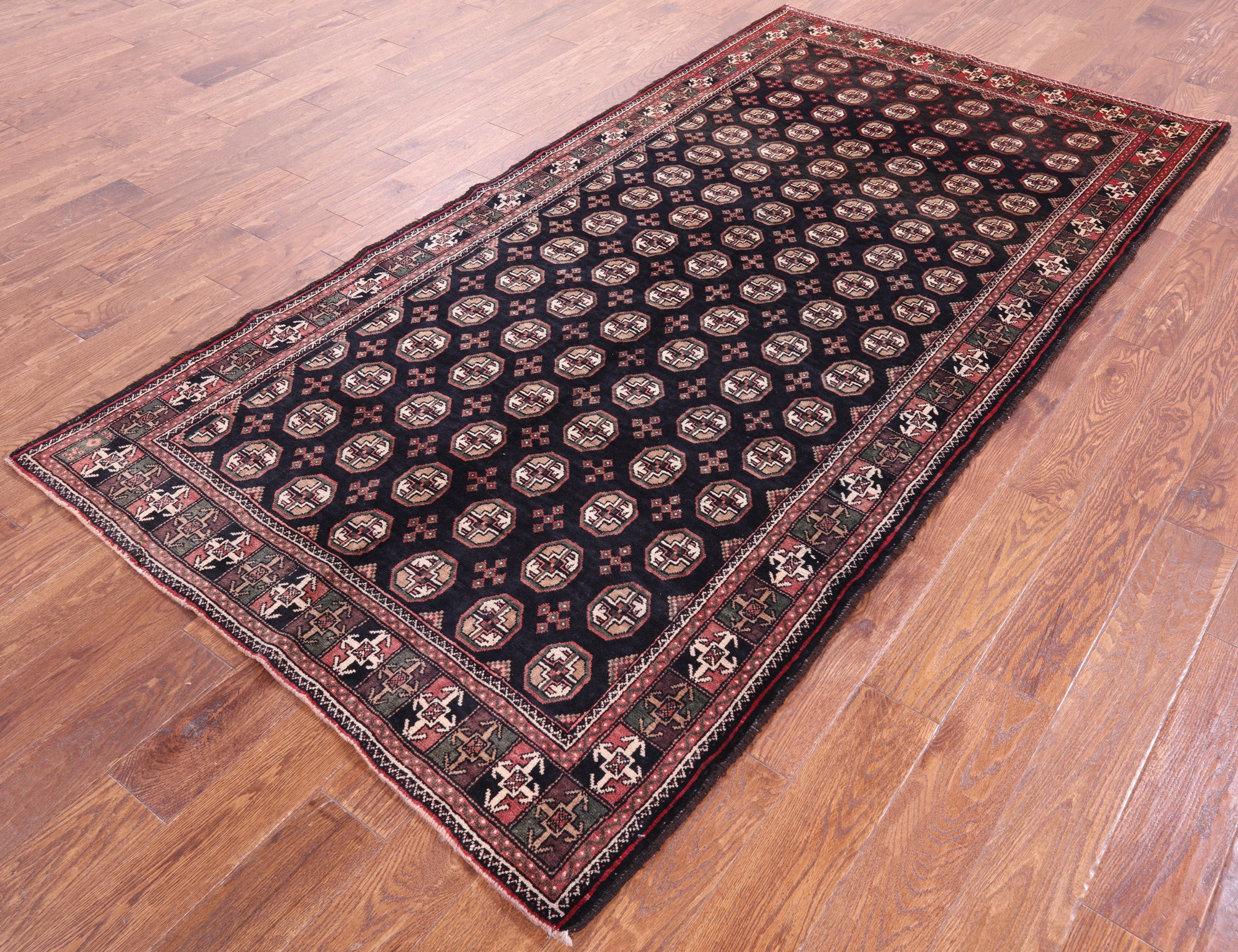 Persian Handmade Wool On Wool Area Rug - 4' 6" X 8' 10" - Golden Nile