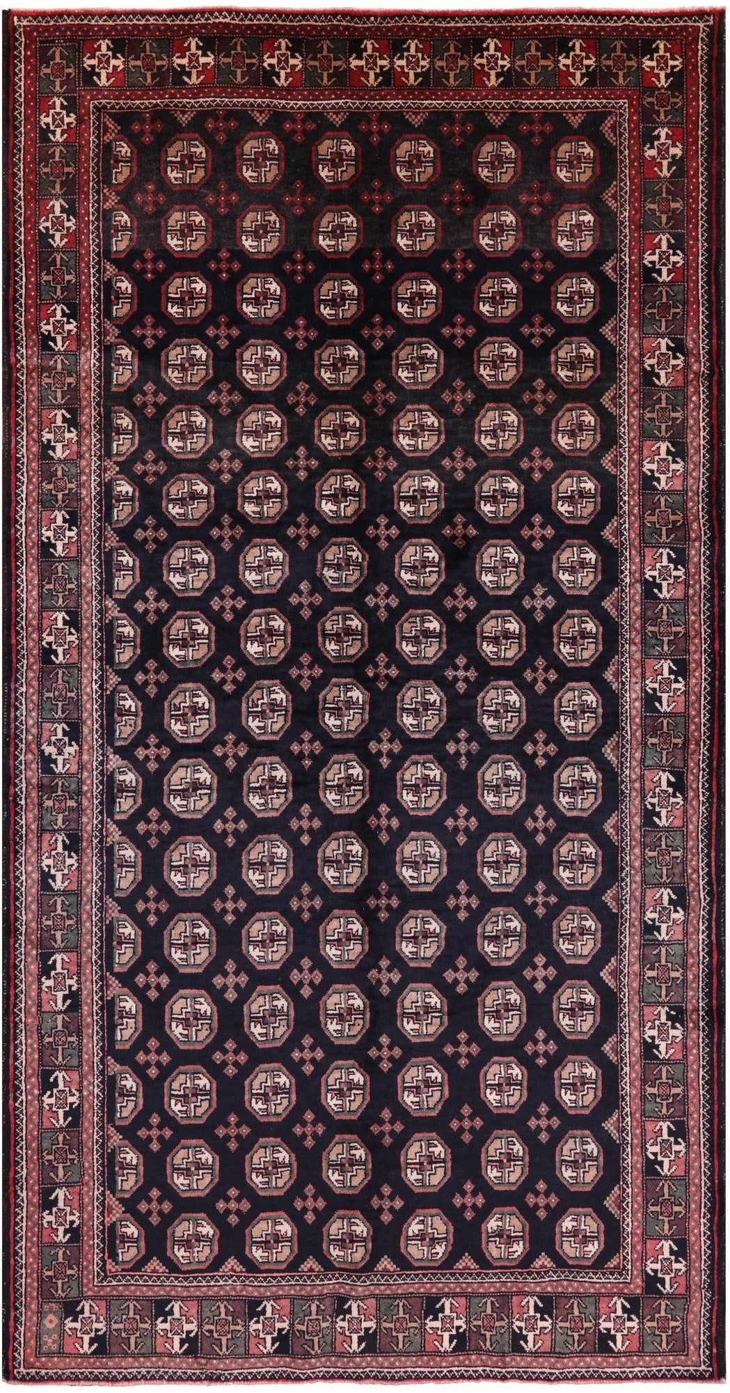Persian Handmade Wool On Wool Area Rug - 4' 6" X 8' 10" - Golden Nile