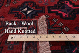 Red Persian Hand Knotted Wool On Wool Rug - 5' 7" X 10' 6" - Golden Nile