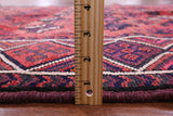 Red Persian Hand Knotted Wool On Wool Rug - 5' 7" X 10' 6" - Golden Nile