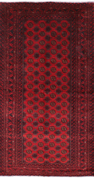 Wool on Wool Persian Oriental Rug - 5' X 9' 3" - Golden Nile