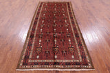 Persian Handmade Wool Rug - 4' 6" X 9' 5" - Golden Nile