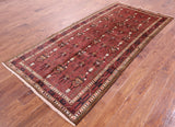 Persian Handmade Wool Rug - 4' 6" X 9' 5" - Golden Nile