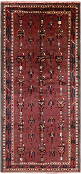 Persian Handmade Wool Rug - 4' 6" X 9' 5" - Golden Nile