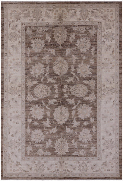 Peshawar Hand Knotted Wool Rug - 5' 10" X 8' 8" - Golden Nile