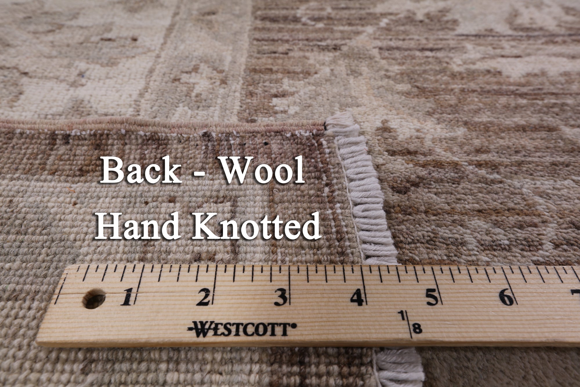 Peshawar Hand Knotted Wool Rug - 5' 10" X 8' 8" - Golden Nile