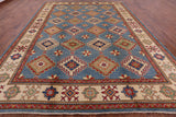 Kazak Handmade Wool Rug - 10' 1" X 13' 5" - Golden Nile