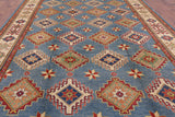 Kazak Handmade Wool Rug - 10' 1" X 13' 5" - Golden Nile