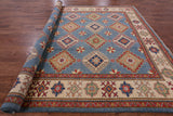 Kazak Handmade Wool Rug - 10' 1" X 13' 5" - Golden Nile