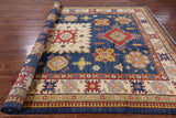 Kazak Hand Knotted Rug - 8' 6" X 11' 4" - Golden Nile