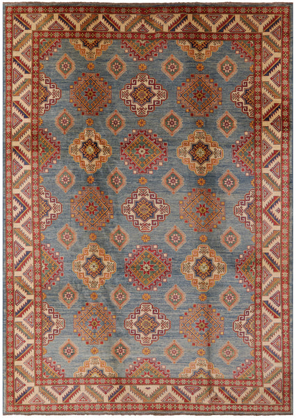 Super Kazak Handmade Rug - 10' 2" X 14' 3" - Golden Nile