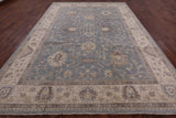 Peshawar Hand Knotted Wool Rug - 9' 1" X 12' 8" - Golden Nile