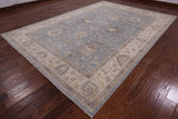 Peshawar Hand Knotted Wool Rug - 9' 1" X 12' 8" - Golden Nile