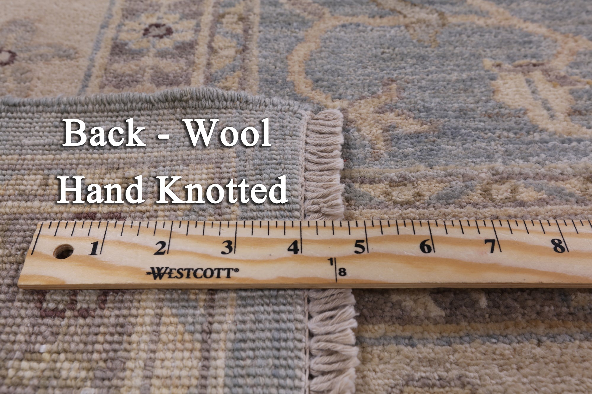 Peshawar Hand Knotted Wool Rug - 9' 1" X 12' 8" - Golden Nile