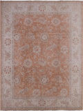 Peshawar Hand Knotted Wool Rug - 8' 11" X 11' 9" - Golden Nile