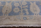 Chobi Peshawar Hand Knotted Wool Area Rug - 8' 0" X 9' 6" - Golden Nile