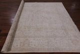 Peshawar Hand Knotted Wool Area Rug - 8' 0" X 9' 8" - Golden Nile