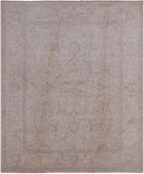 Peshawar Hand Knotted Wool Area Rug - 8' 0" X 9' 8" - Golden Nile