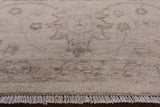 Peshawar Hand Knotted Wool Area Rug - 8' 0" X 9' 8" - Golden Nile