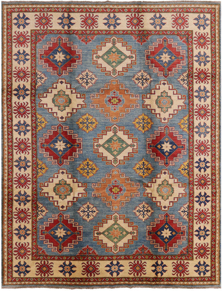 9 X 12 Super Kazak Hand Knotted Rug - Golden Nile