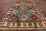 9 X 12 Super Kazak Hand Knotted Rug - Golden Nile