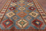 9 X 12 Super Kazak Hand Knotted Rug - Golden Nile