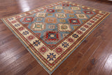 9 X 12 Super Kazak Hand Knotted Rug - Golden Nile