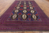 Persian Balouch Wool On Wool Hand Knotted Rug 9 X 13 - Golden Nile