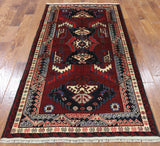 Oriental Balouch 4 X 6 Area Rug - Golden Nile