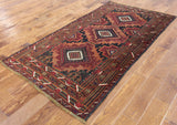 Wool On Wool Persian 4 X 7 Oriental Hand Knotted Rug - Golden Nile