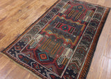 Oriental 4 X 6 Handmade Persian Wool Area Rug - Golden Nile