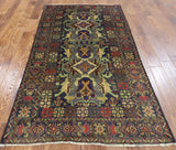 Handmade 4 X 7 Oriental Persian Area Rug - Golden Nile